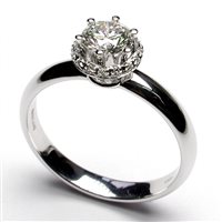 Anello Damiani Donna Minou in Oro bianco Diamante 20016270 - 20016270